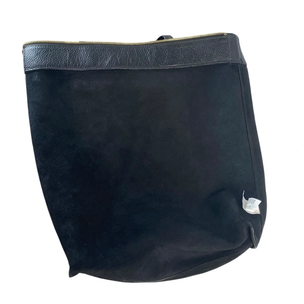 Quince Italian Tall Tote Black - Picture 3 of 8